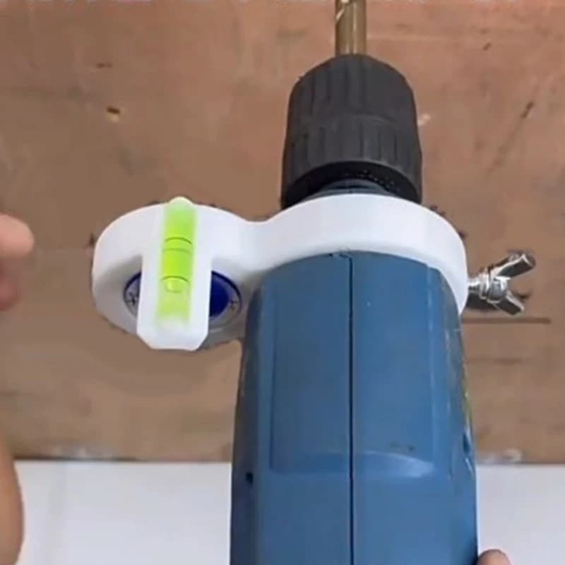 Piccolo livello circolare a bolla, precisione, portatile, strumento di misurazione, rotondo per officina, bianco