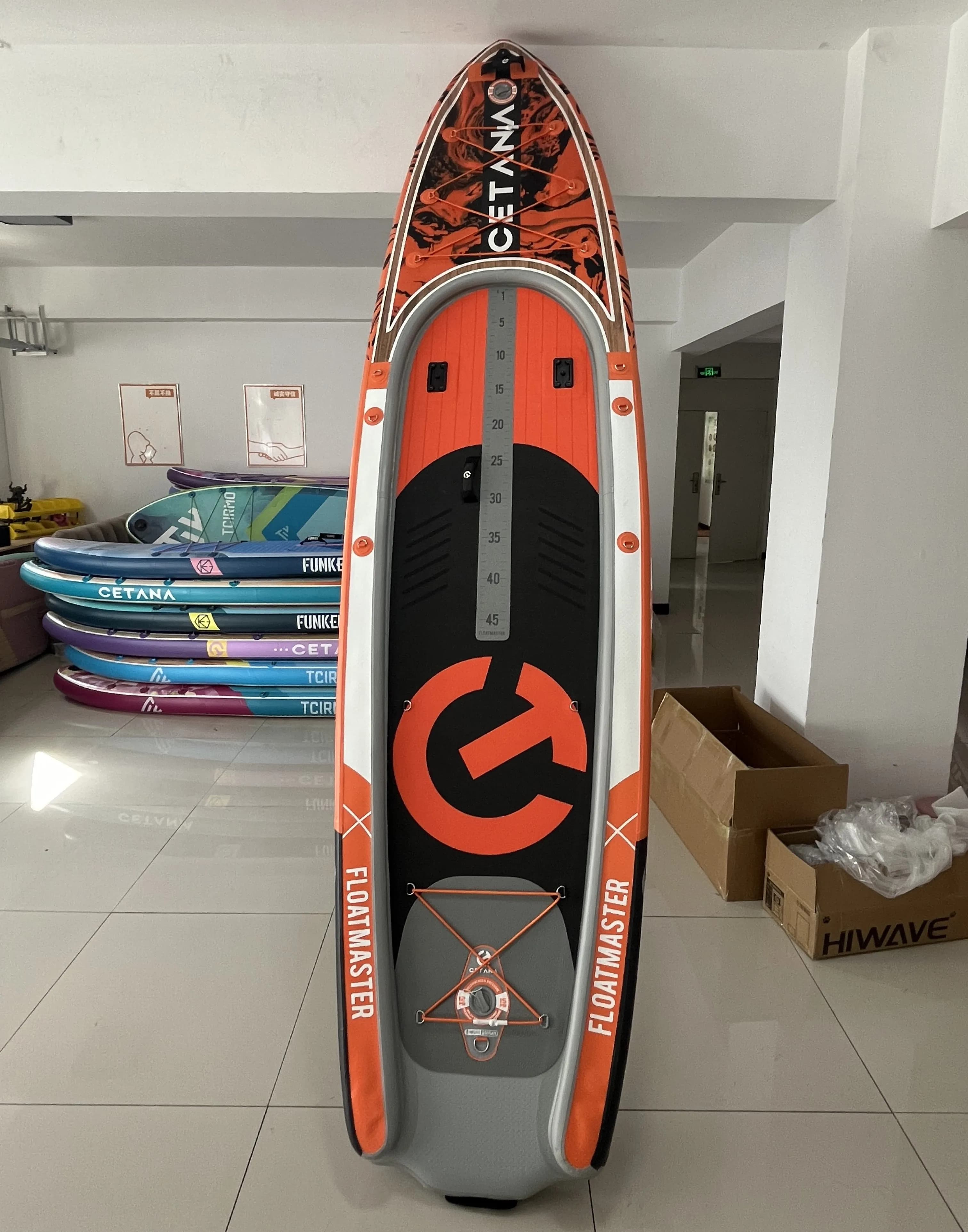 Gommone Gonfiabile a Doppia Camera, Paddle Board Gonfiabile, Kayak da Pesca, SUP Gonfiabile con Portacanne, Produzione Cinese
