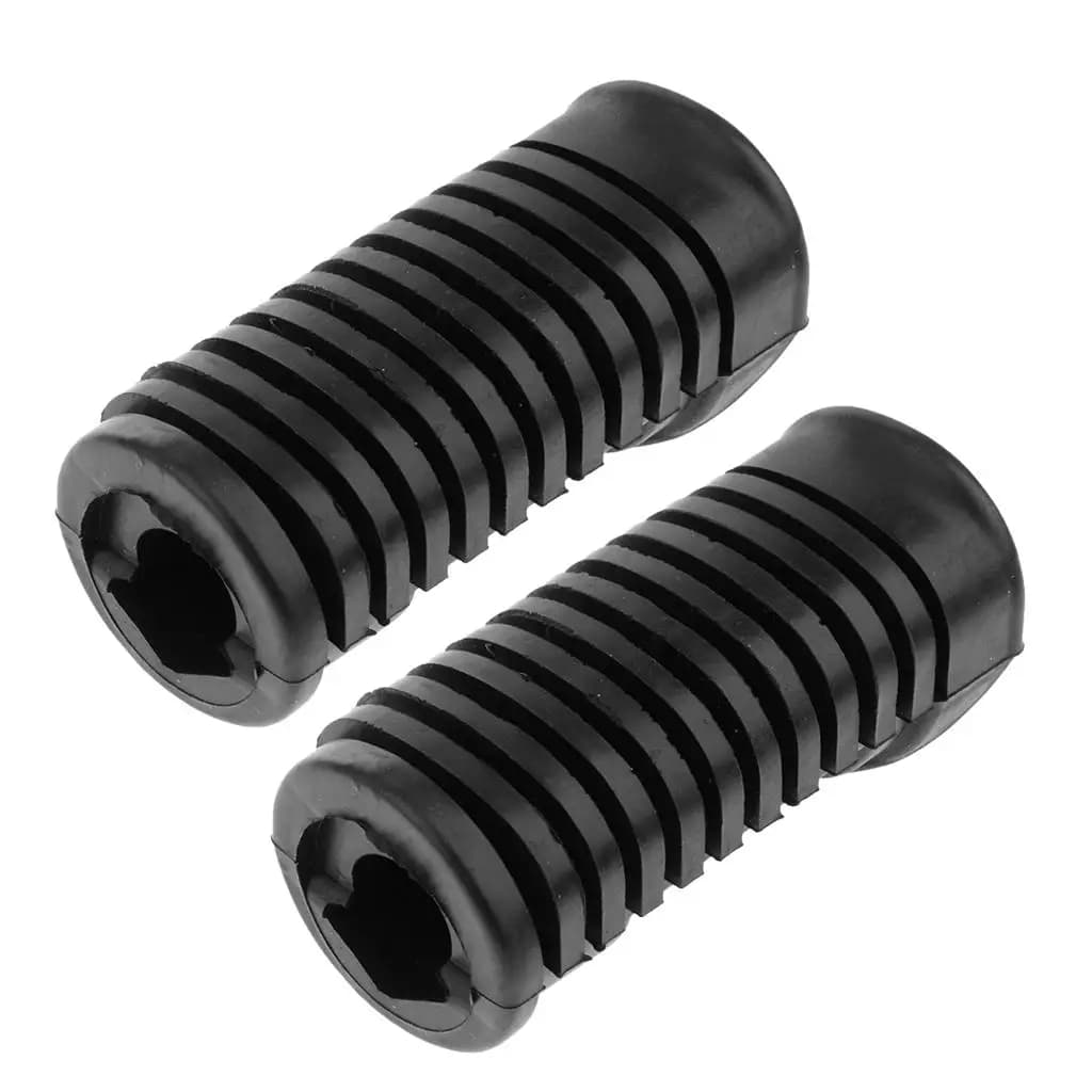 Pedane in gomma resistente Copertura del pedale Guscio Antiscivolo Sostituzione del poggiapiedi del motociclo per bici Honda CG125
