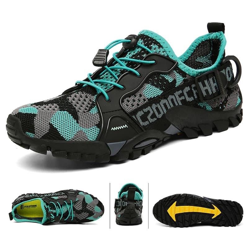 2023 Summer Man Woman Trekking Trekking Shoes Summer Mesh Breathable Man Sneakers Outdoor Trail Climbing Sports Shoes Size 36-47