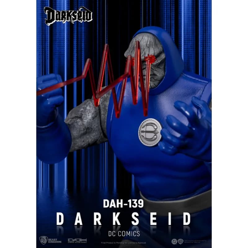 BEASTKINGDOM DC Comics I Personaggi Cattivi Più Potenti dei Film Classici, Action Figure di Darkseid, Collezione Sorpresa, Regalo