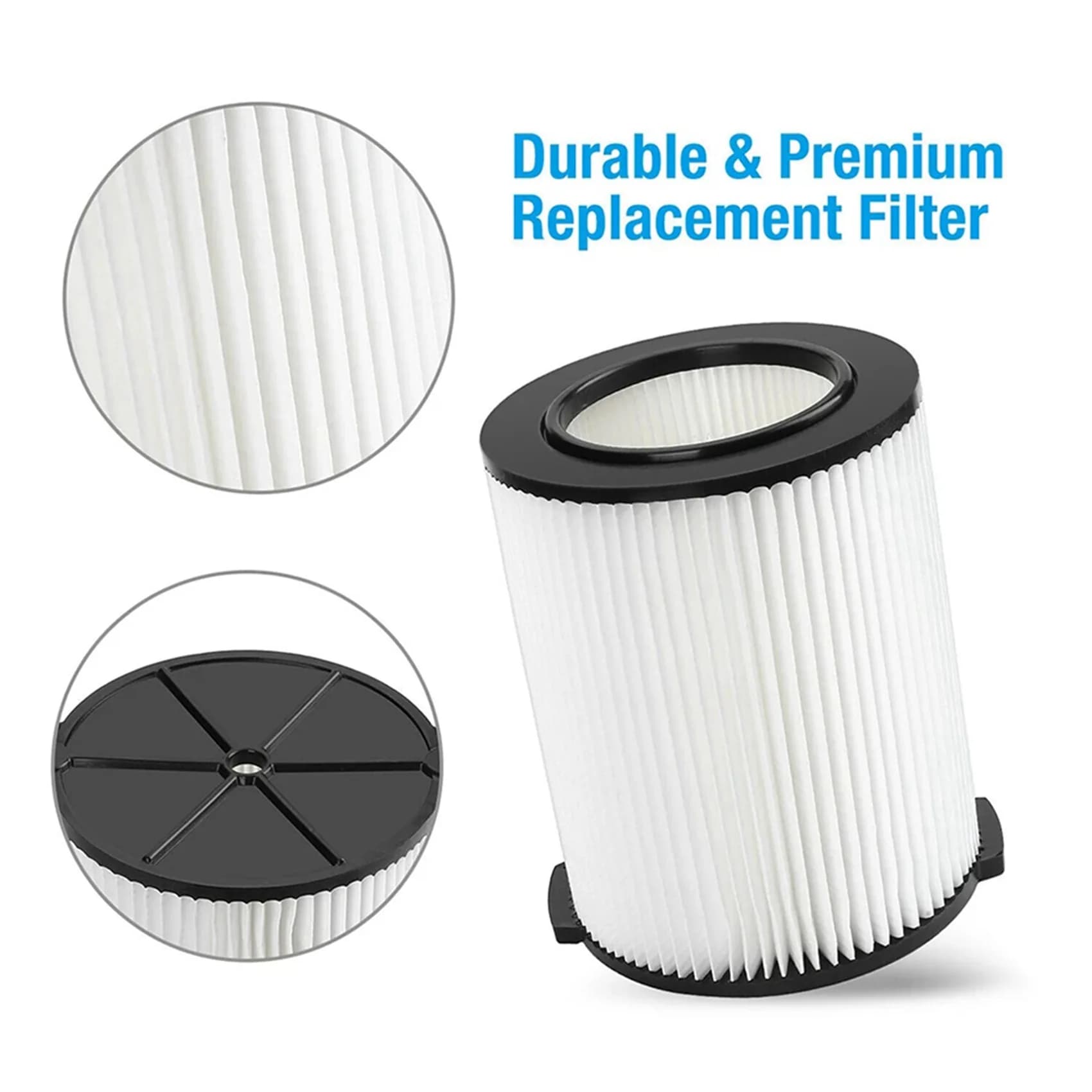 Filtro HEPA di ricambio lavabile N84R 3X standard per aspirapolvere a umido/secco, compatibile con Ridgid VF4000, per aspirapolvere da 5-20 galloni