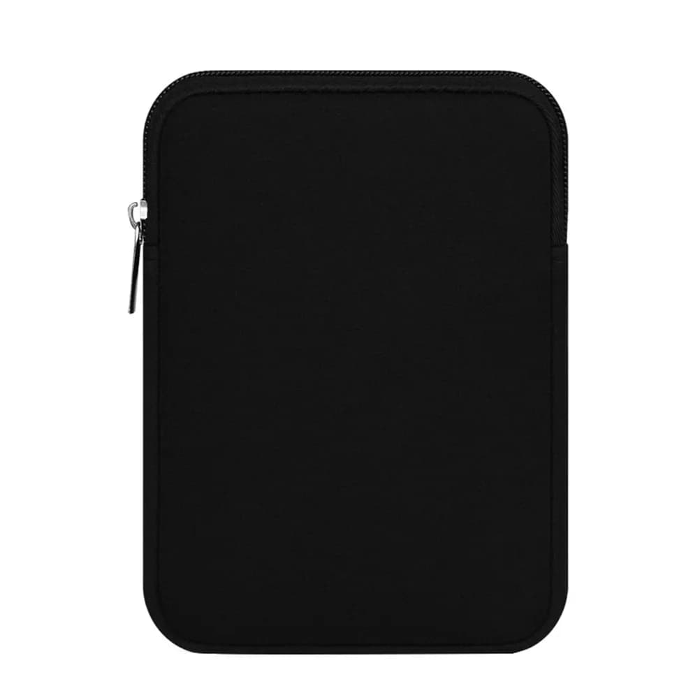 Custodia Protettiva per Tablet Mini 3 4 Nera Traspirante con Interno Antipolvere e Cerniera, Borsa da Viaggio per Laptop