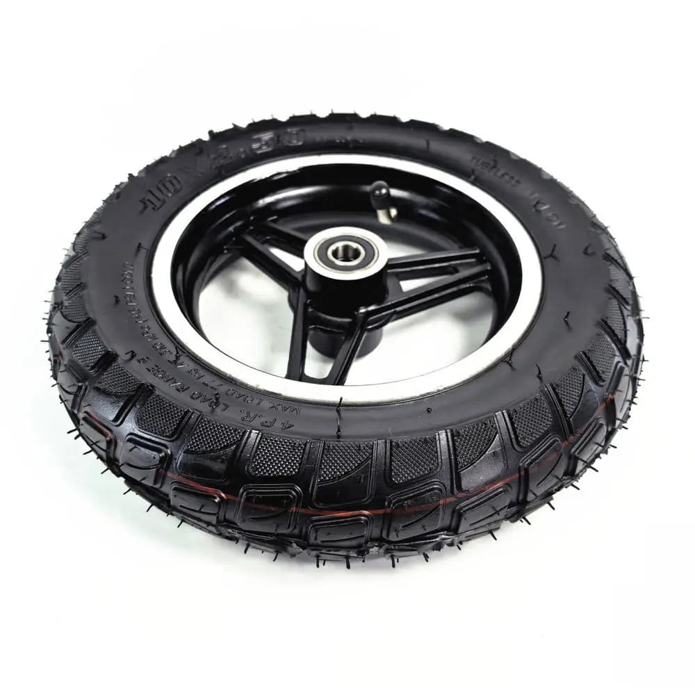10x2 50 Tubeless Tire With Wheel For Electric Wheelchair Scooter Replacement Off Road Utility Parts Stable Support