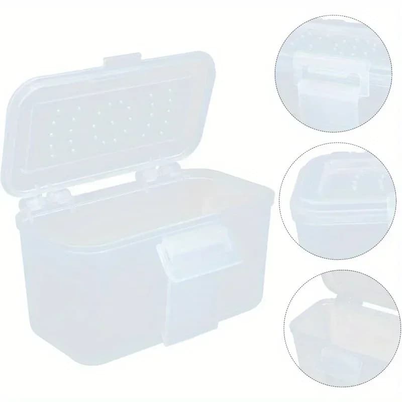 Multi-Function Fishing Tackle Organizer Box Portable Bait Storage with Easy Access