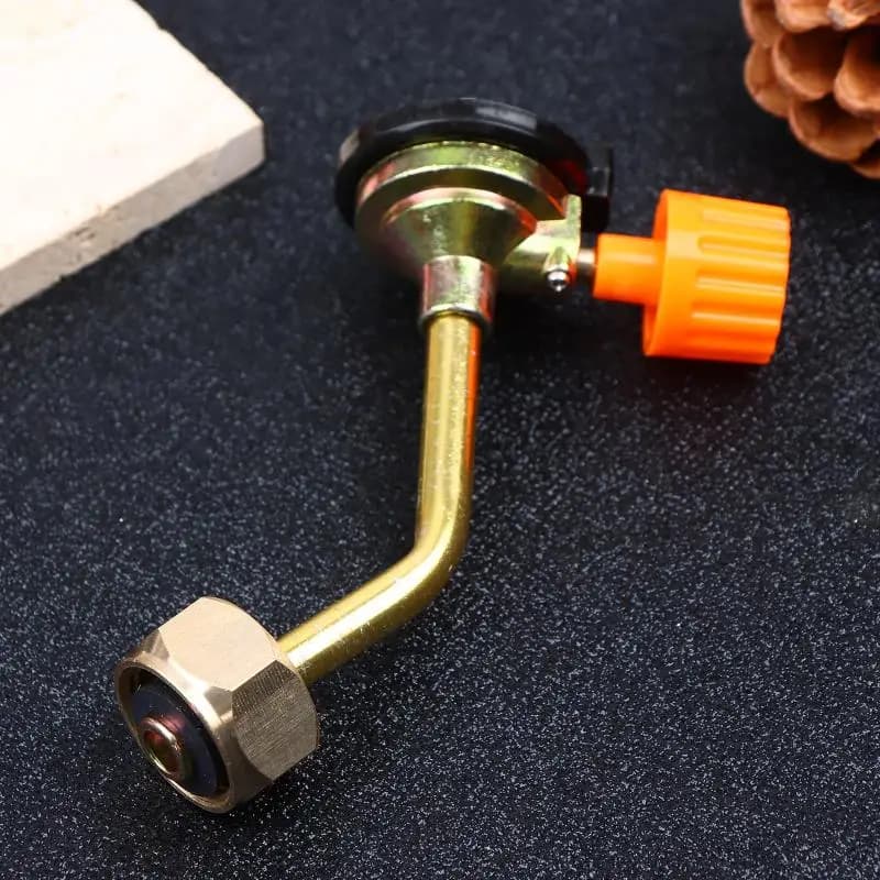 Camping Gas Butane Cylinder Tank Refill Adapter Outdoor Cylinder Filling Adapter Valve Connector Accessories