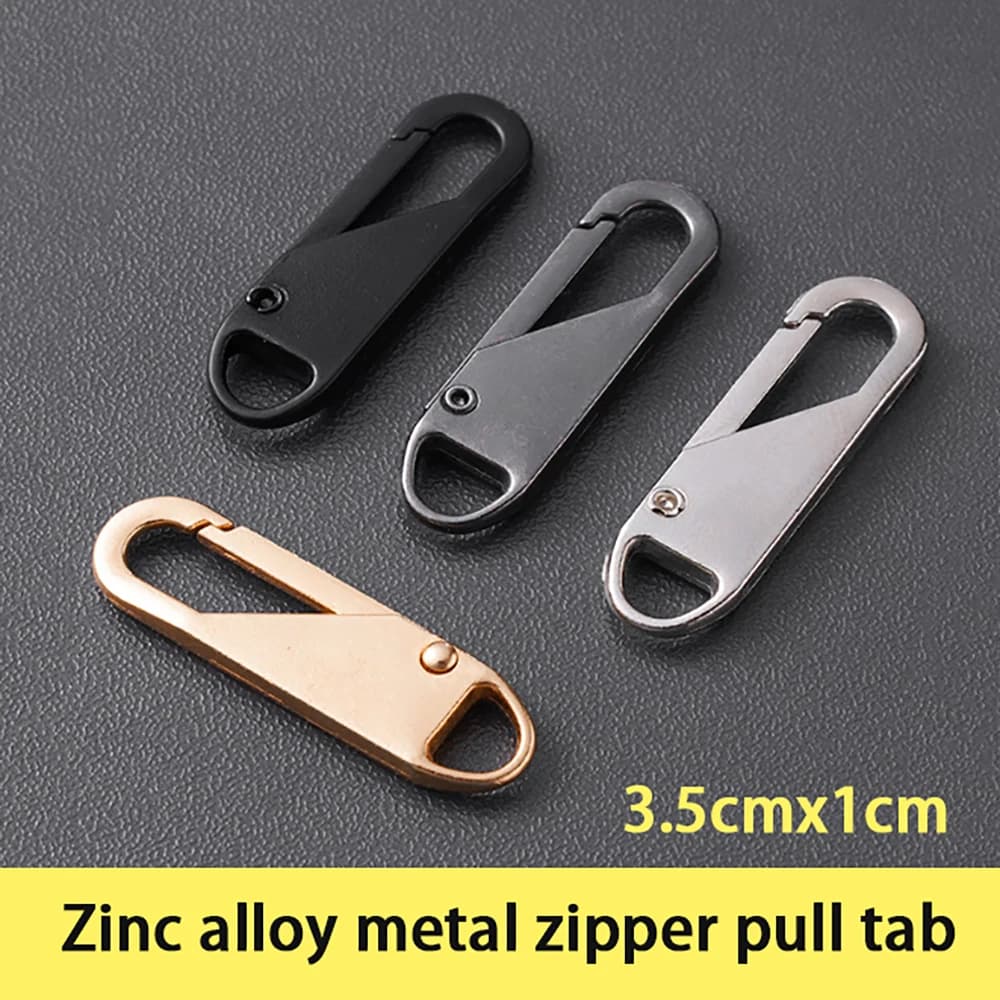 5Pcs Universal Metal Zipper Replacement Instant Repair Kit Detachable Luggage Bag Clothing Zipper Slider DIY Sewing Accessories