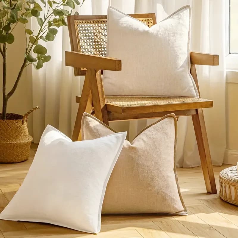 Cotton and linen thick pillow lining, sofa cushion cover, pillow for pillow, pillow for pillow in life, pillows for sofa bed, chair, sofa