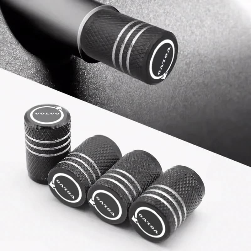 For Volvo V40 S90 olestar AWD XC40 S80 T6 V90 XC90 XC60 V50 S60 V70 V 4Pcs Car Wheel Tire Valve Caps Logo Dust Cover Accessories