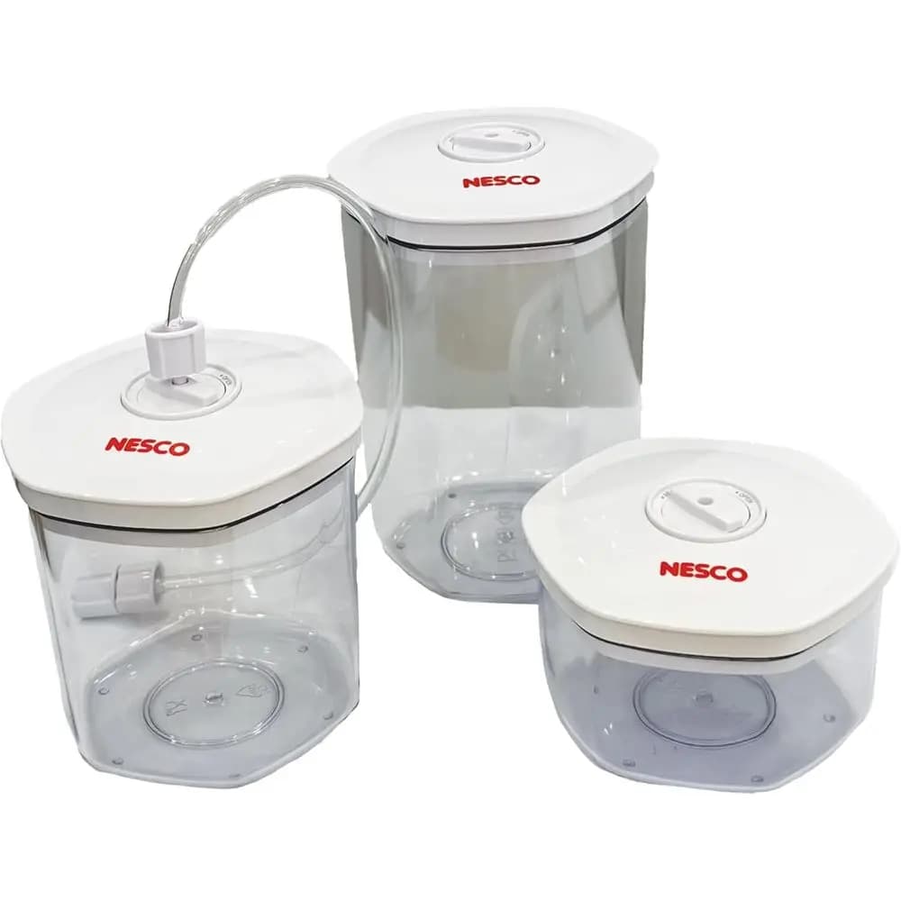 Set di contenitori sottovuoto – Contenitori per alimenti senza BPA con coperchi, per marinare, preparare i pasti, organizzare la dispensa, compatibili con