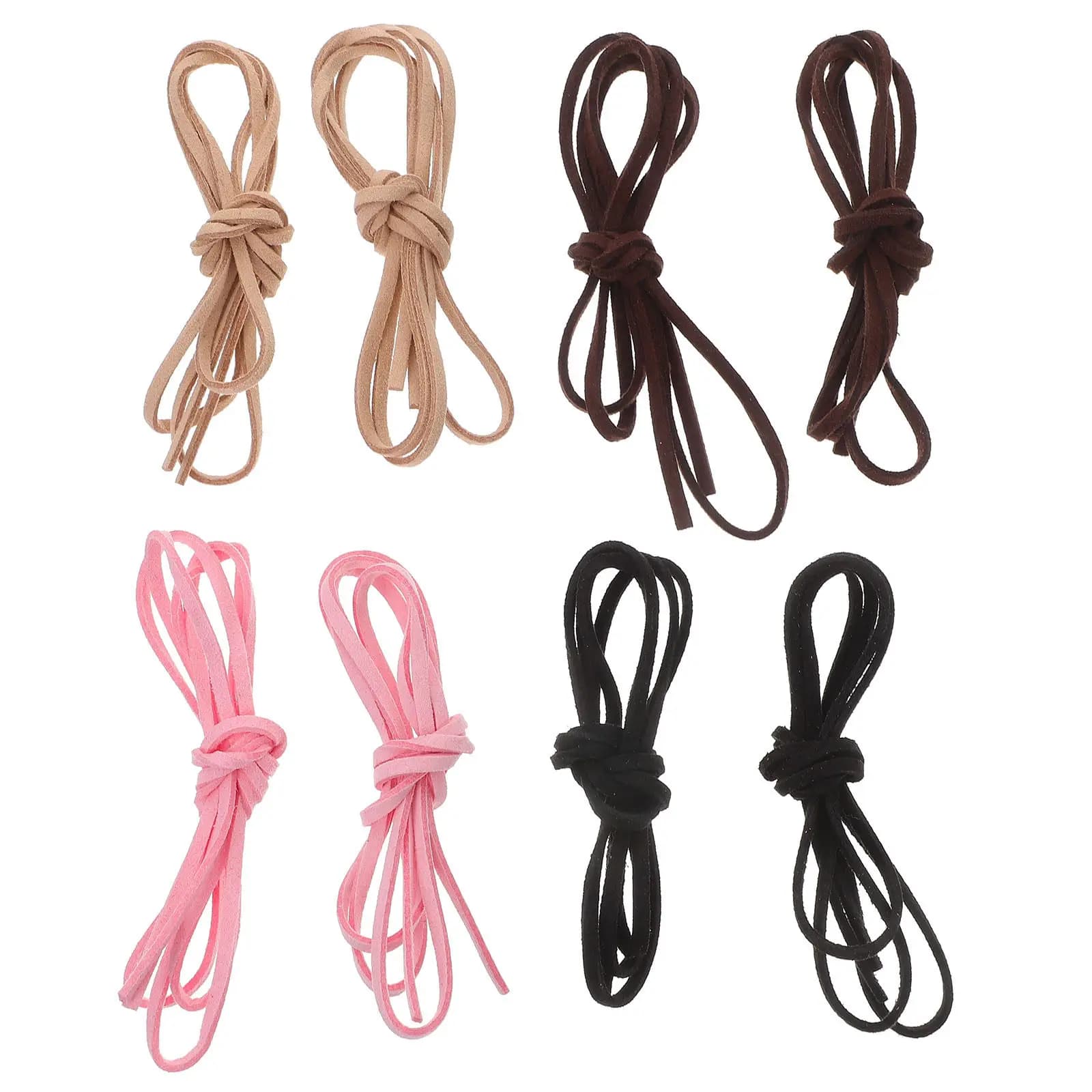 8Pcs 3Mm PU Suede Cord 1M Length for Jewelry Making Bracelet Necklace Dream Catcher DIY Crafts Suede Cord for Crafting