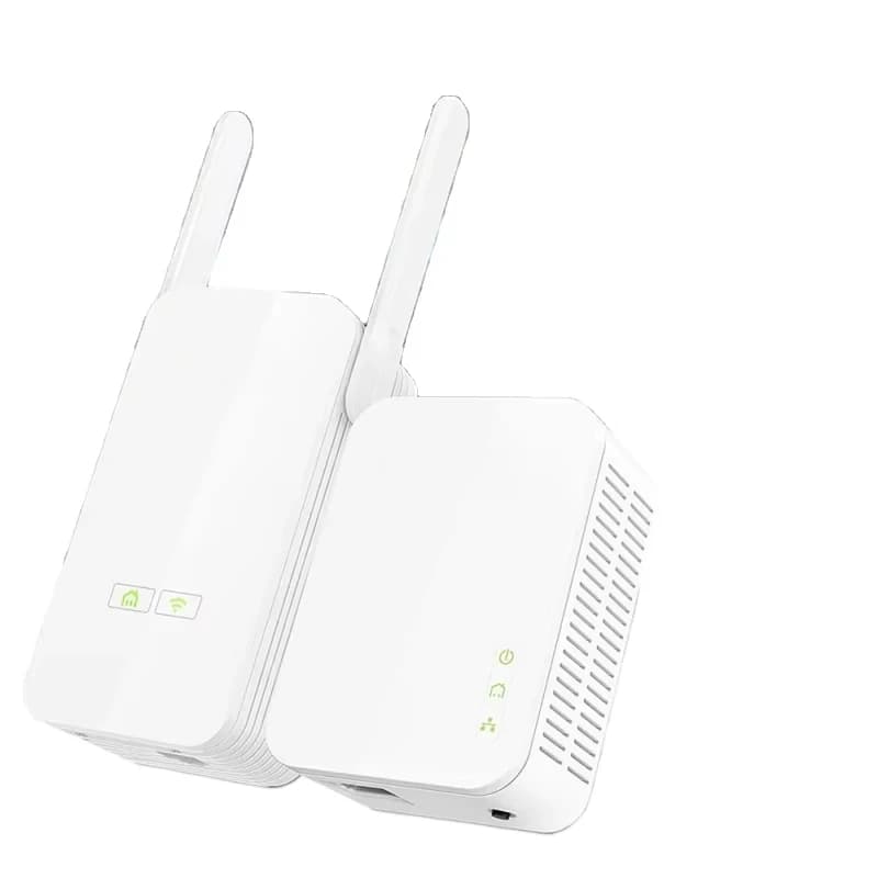 Kit adattatore Powerline WiFi PH5 AV1000 con porte Gigabit Amplificatore linea di alimentazione Wi-Fi, extender WiFi a banda larga/WiFi Plug and Play