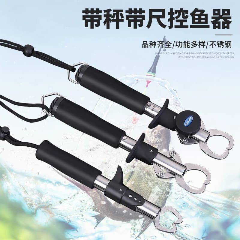 Pinze da pesca con scala manico lungo pinza per pesci guadino combinato per set di attrezzi con esca Big Catch