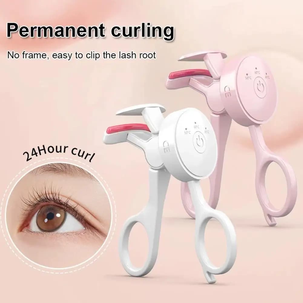 Electric Folder Rechargeable, Eyelash Modeling Device with Durable Effect