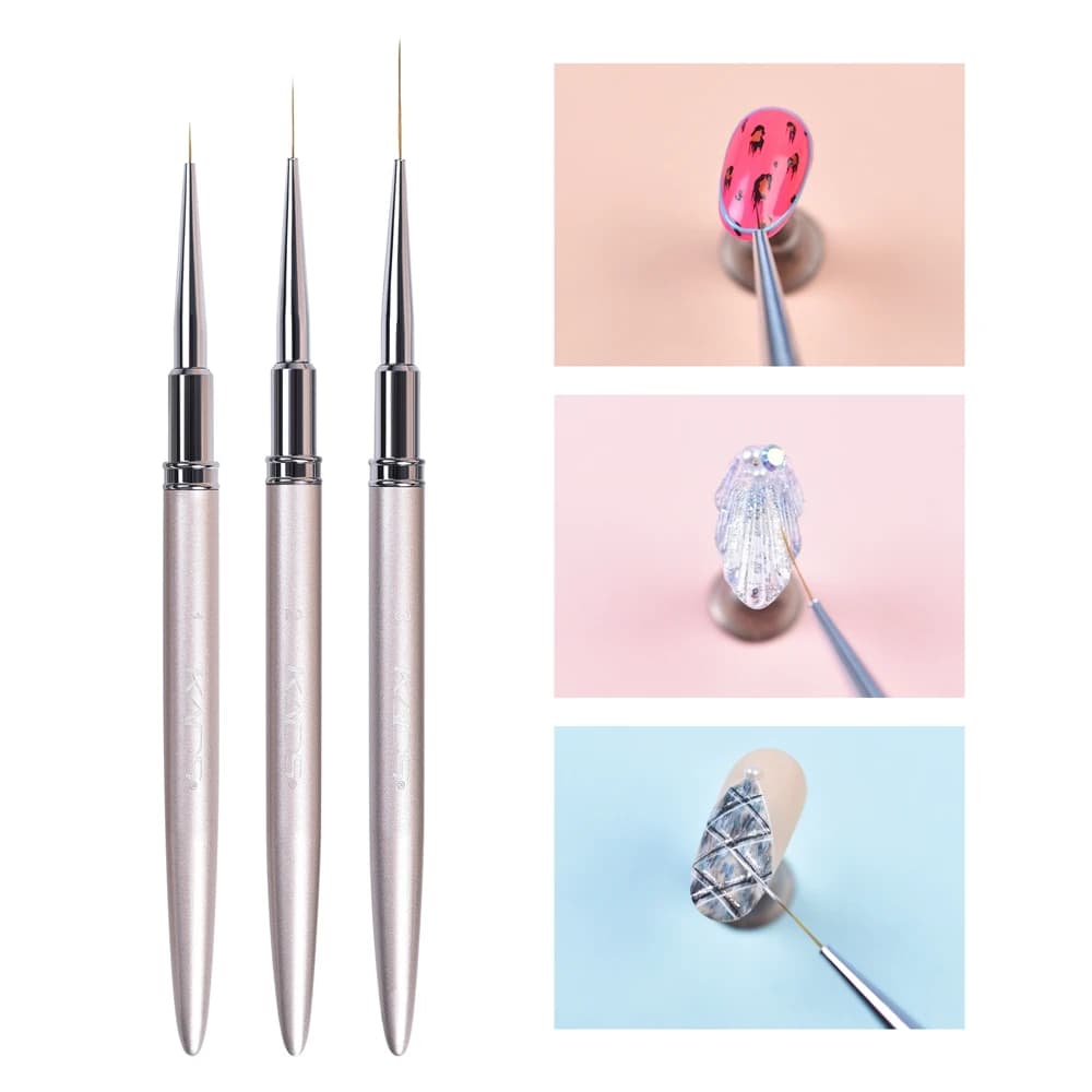 Nail Liner Brush Painting Drawing Striping Liner UV Gel Polish Design Tip Nail Professional Art Decoration Pen Manicure strumento fai da te