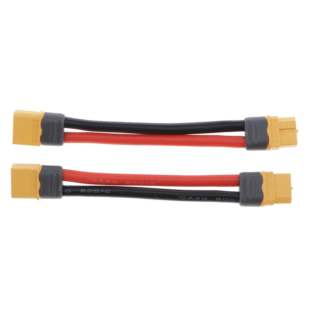 Cavo di Prolunga XT60 Flessibile in Gel di Silice per Caricabatterie RC, Connessione di Alimentazione per Droni FPV