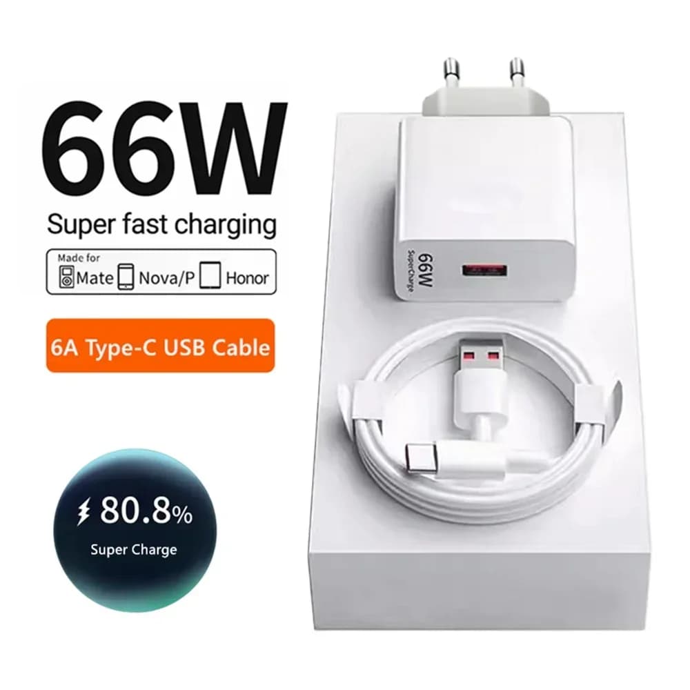 USB Charger 66W Super Fast Charging Quick Charge QC3.0 For IPhone 16 Pro Max Huawei Samsung S24 Xiaomi 15 Mobile Phone Adapter