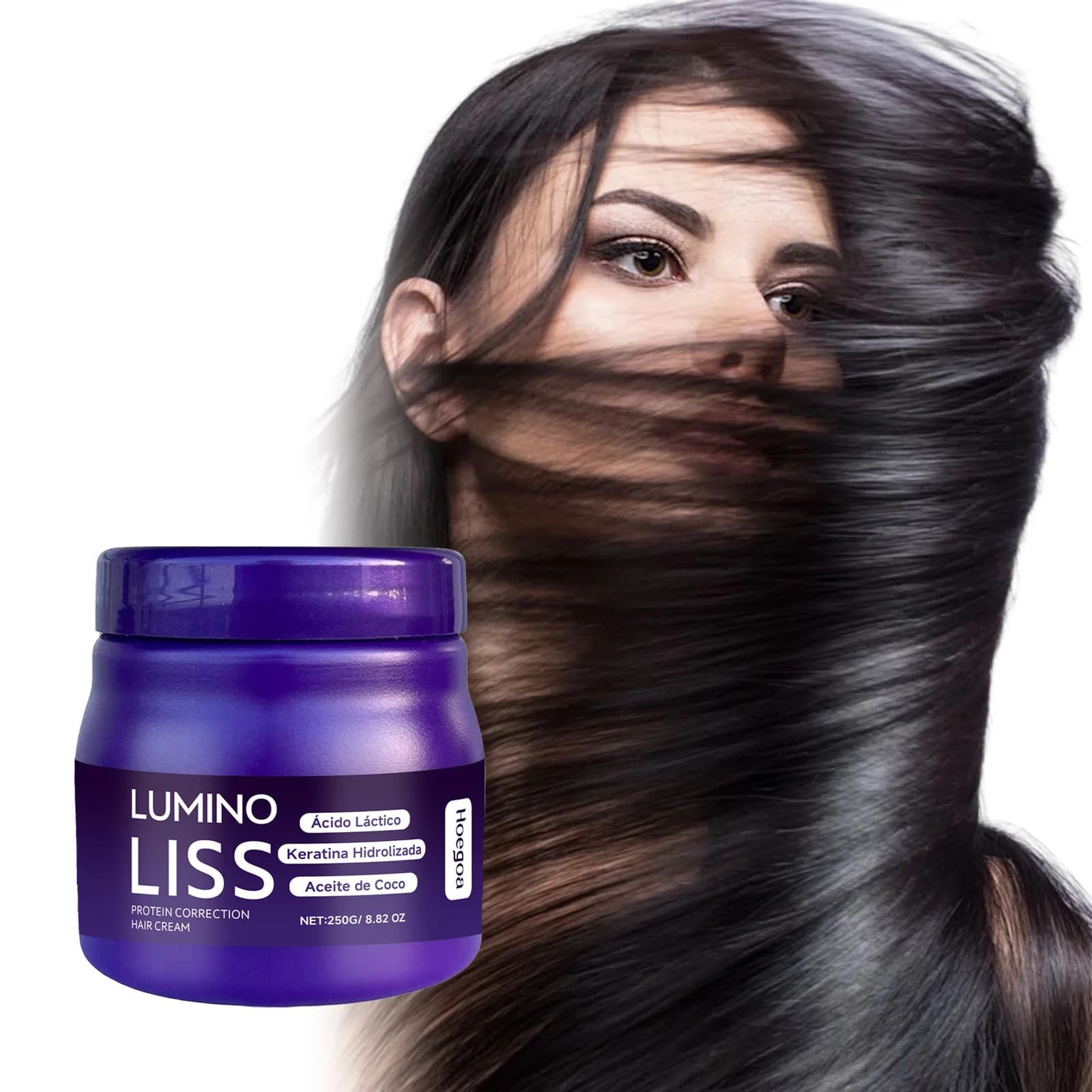 Protein Smooth Cream Cheratina Levigante Hair Creams Prevent hair splitting Increases elasticity Treatment of protein correction