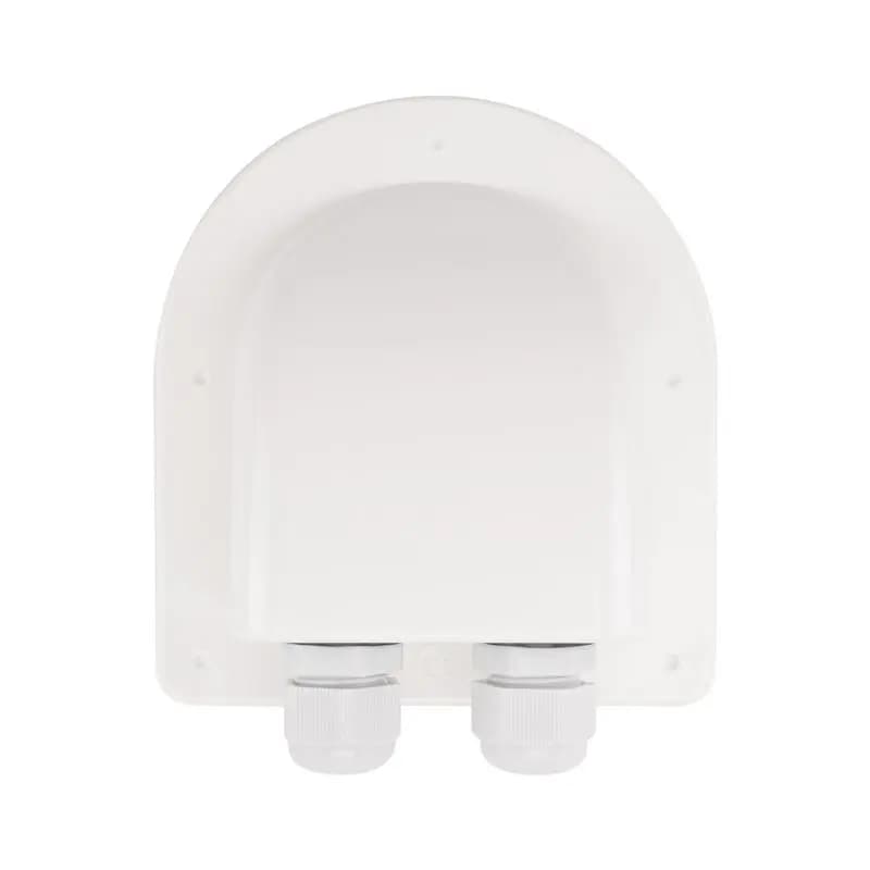 AEE5-Double Wire Entry Gland Box Solar Panel Roof Wire Entry Gland Box Cable Motorhome Double Hole RV Yacht Car Accessories