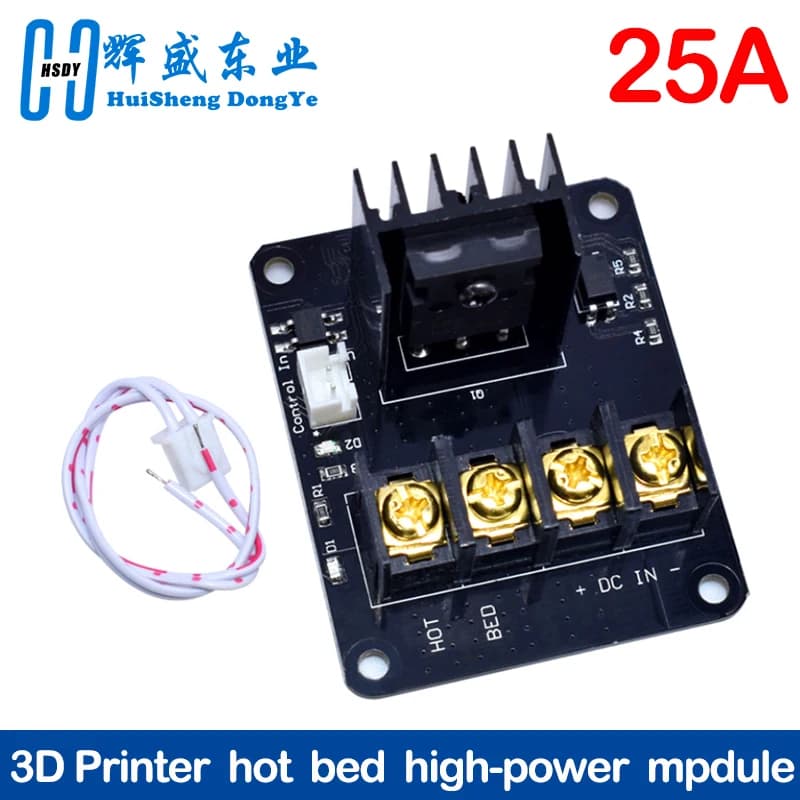 Nuova stampante 3D Hot Bed MOSFET Scheda di espansione di potenza/Modulo di alimentazione letto di calore per Anet A8 A6 A2 Comate Black Ramps 1.4