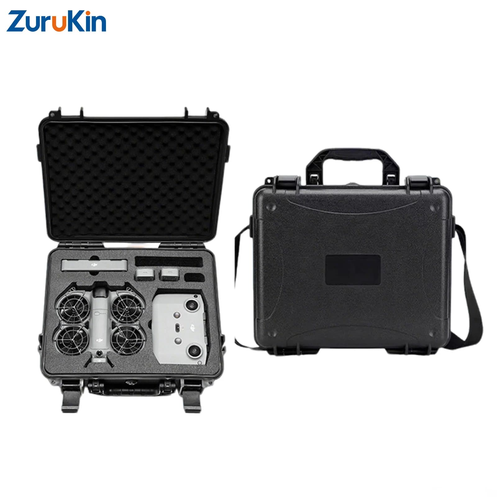 Custodia da trasporto ZuruKin con tracolla rigida per DJI NEO2 Drone Combo scatola di immagazzinaggio portatile impermeabile antiurto