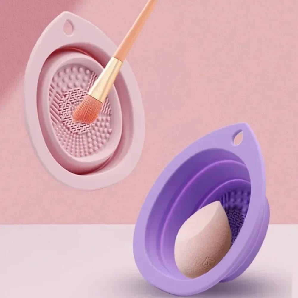Silicone Makeup Brush Cleaner Multi-functional Silicone Makeup Brush Clean Bowl Eyeshadow Brushes Washing Soft Mat Beauty Tools