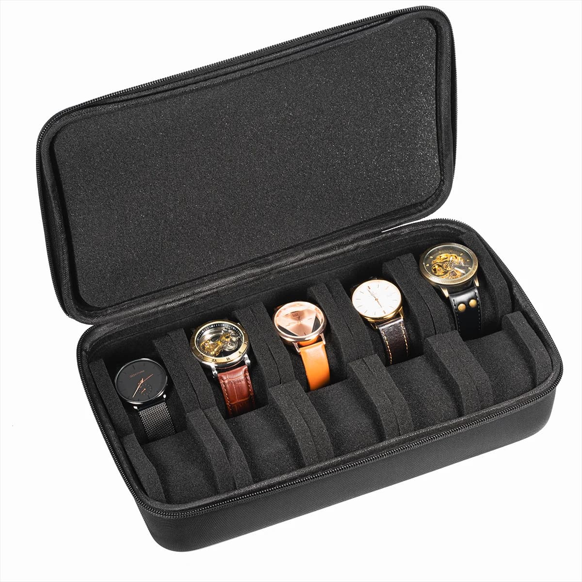 Portable Watch Box Travel Cases Watch Box EVA Case for Smartwatch Wrist Watch Box Organizer Watch Glasses