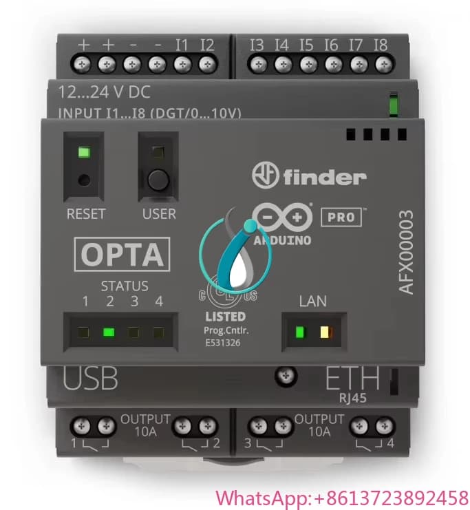 new product Arduino Opta Lite AFX00003 Micro PLC programmable Internet of industrial things Ethernet