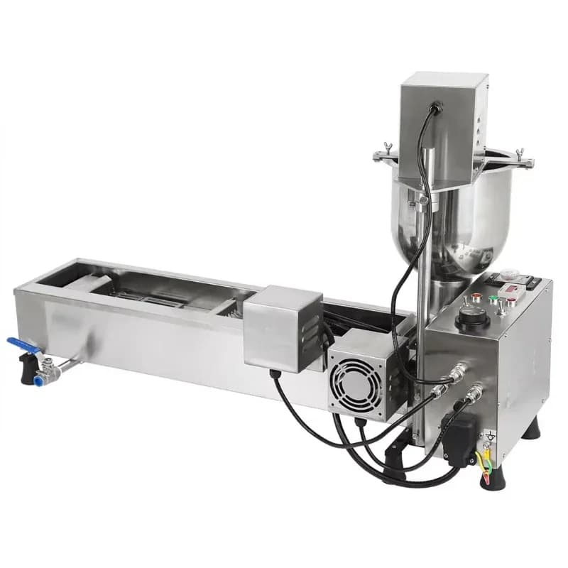 Piccola Friggitrice Elettrica Automatica per Ciambelle a Fila Singola, Macchina per Ciambelle per Uso Domestico