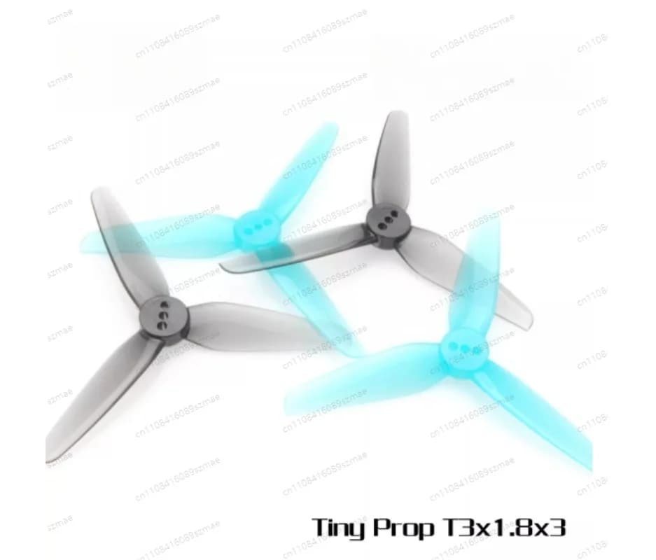 Elica T3X1.5X3 Grigia a 3 Pale in PC per Droni FPV Freestyle da 3 Pollici, Parti DIY