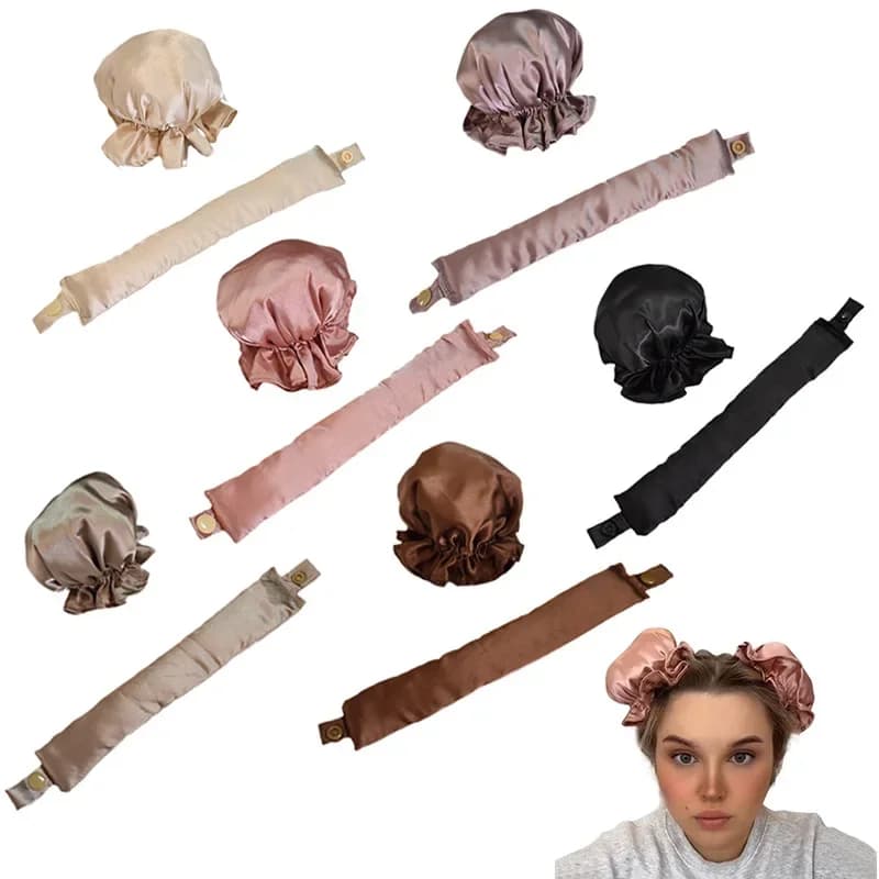 Heat-free hair cutter Silk curls No heat Soft hair rolls Grip to curl Hair band to sleep lazy Bigodini hair curling Flexible Auctions