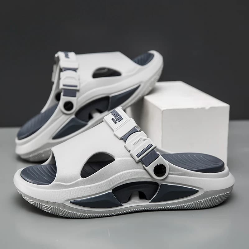 Ciabatte Estive da Uomo, Zoccoli da Spiaggia, Sandali Outdoor in EVA Morbidi e Comodi, Ciabatte Casual da Uomo per Acqua e Giardino, Pantofole da Casa Maschili
