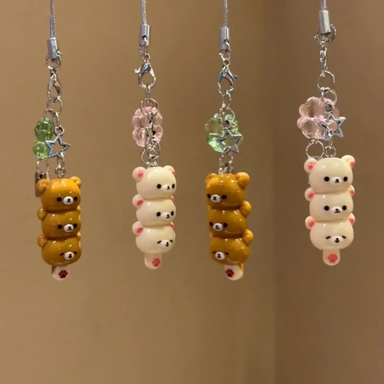 Wall-shaped phone pendants, kawaiii anime keychain accessories for keys, backpack, iPhone 17 Pro Max, Airpods, Korean style, Y2K news