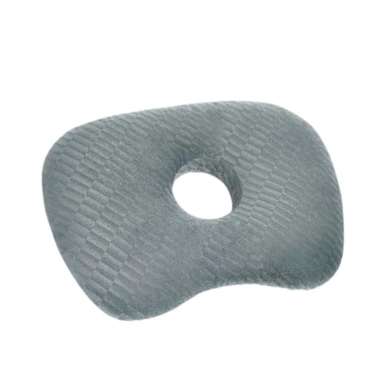 Cuscino per Piercing all'Orecchio, Protezione Auricolare Traspirante, Portatile, Ergonomico, Lavabile, Cuscino Laterale Curvo per Chi Dorme sul Fianco, per Ufficio e Divano