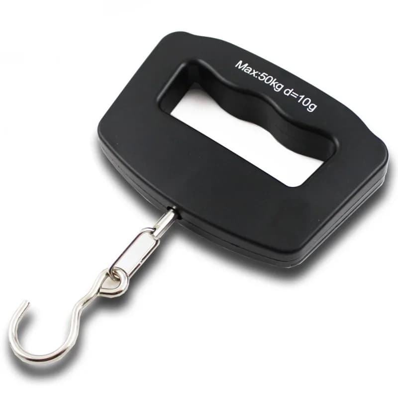 50kg/10g Portable Digital Luggage Scale, Handheld Electronic Hanging Scale for Travel, Fishing, Luggage