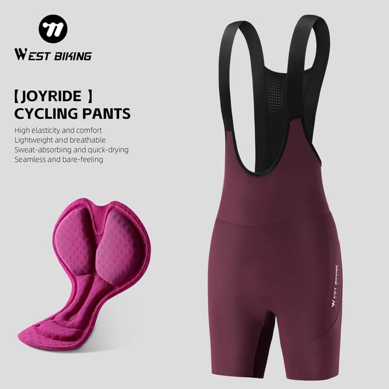 WEST BIKING Women's Cycling Shorts High Waist Activities for MTB and Road Bikes, Breathable and Rapid Drying, for Yoga and Fitness