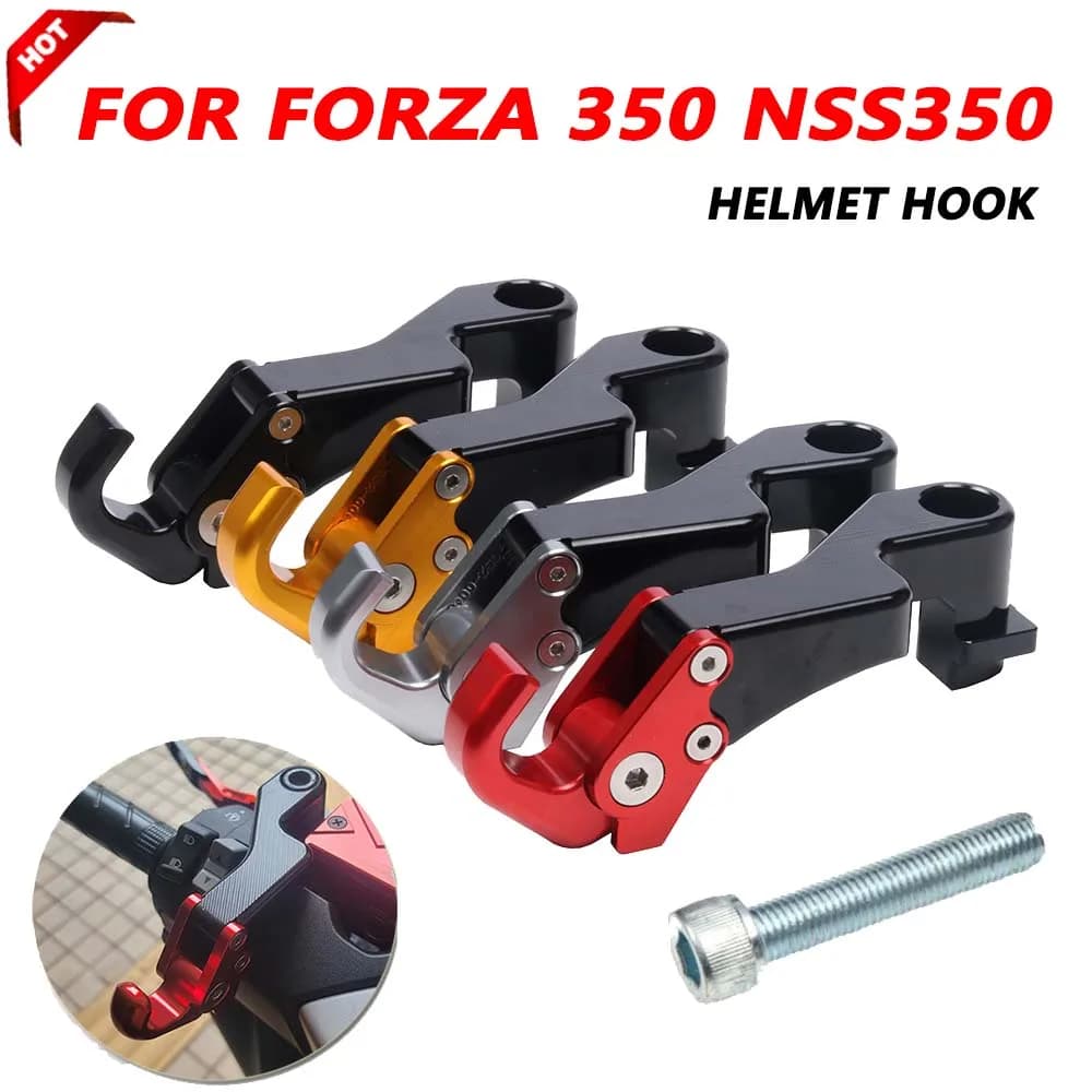 Per HONDA Forza350 Forza 350 NSS 350 NSS350 2018 - 2023 2024 Accessori Moto Casco Gancio Gancio Supporto Borsa di Immagazzinaggio Gancio