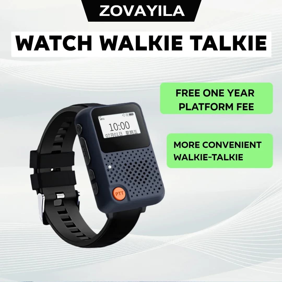 Walkie-talkie della polizia e militare, piccolo orologio da esterno, orologio 4G, 5000 km