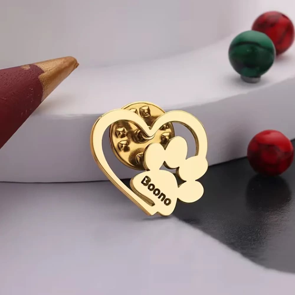 High quality stainless steel badge suitable for dog lovers