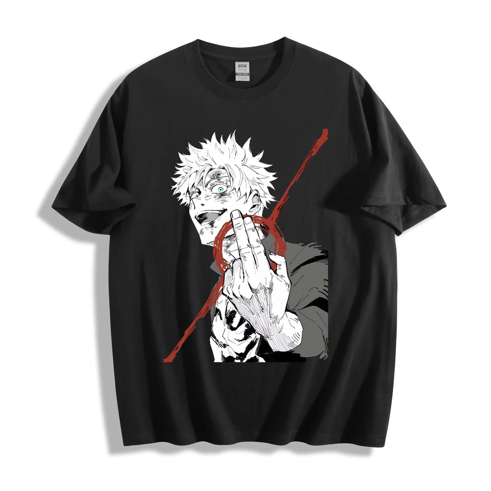 T-shirt unisex White Hair Energy Style – T-shirt con grafica elegante