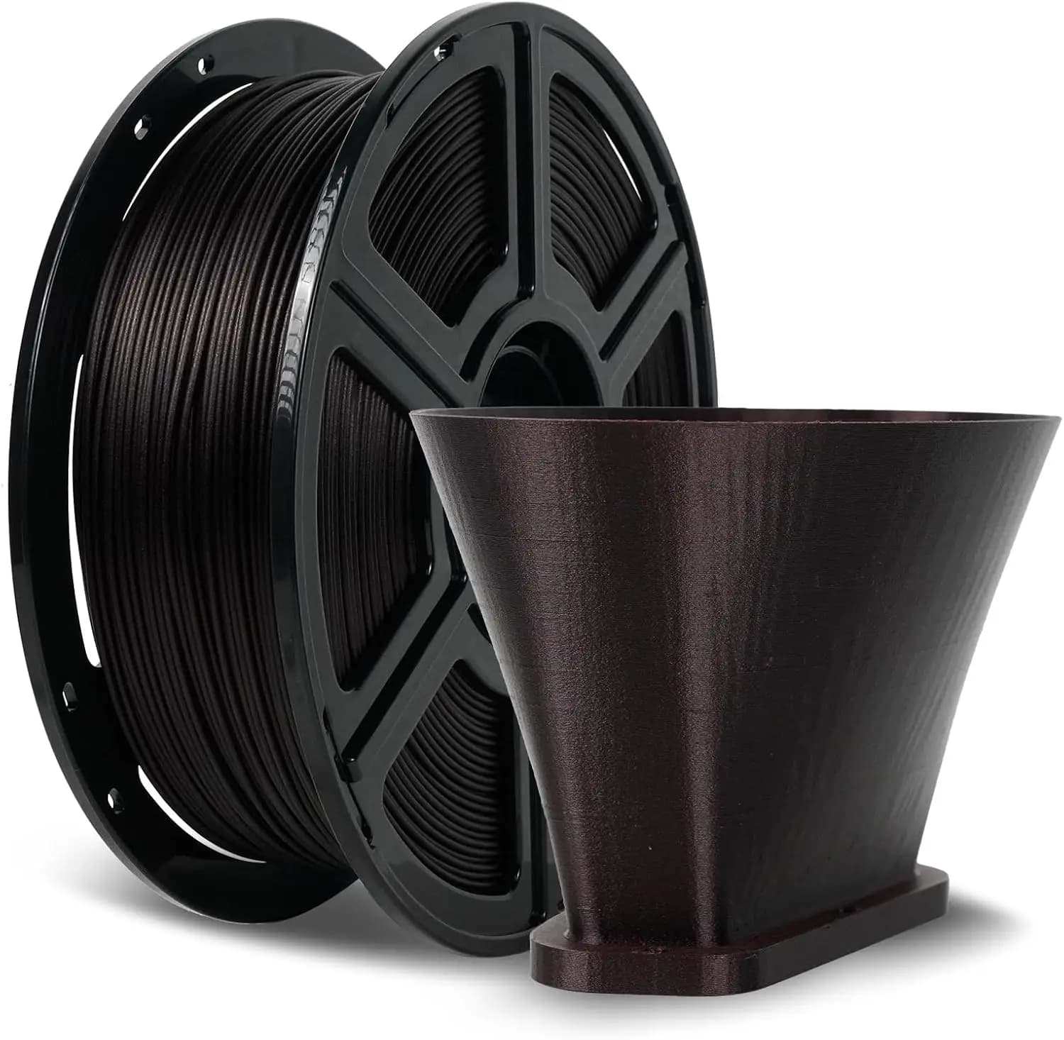 Carbon Fiber PLA Filament 1.75mm, 1kg Spool, High Strength & Lightweight, Easy to Print