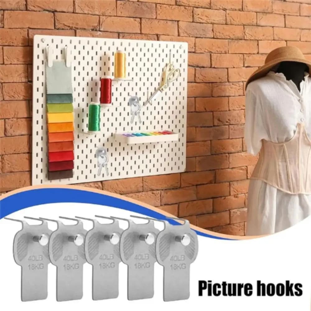 Heavy Duty Claw Picture Hangers Claw Design No Damage Picture Frame Hangers Large Size Mirror Photo Poster Hanger Paintings