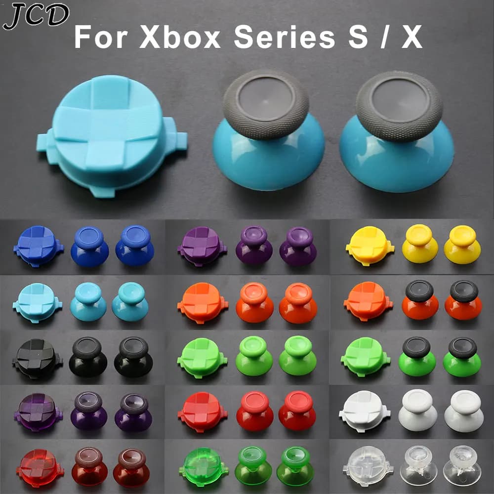JCD per Xbox Series X S Controller D-Pad Button tasti di direzione incrociata 3D Analog Thumb Sticks Grip Joystick Cap ThumbSticks Cover