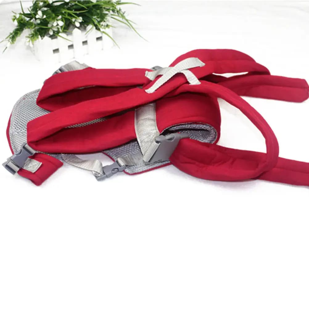 Marsupio Regolabile Traspirante in Rete per Neonati da 3-30 Mesi, 15Kg, Blu, Supporto Confortevole per Viaggi, Shopping e Vacanze
