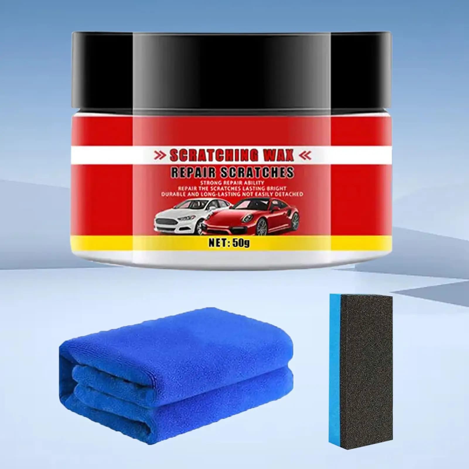 Strumenti per la cura della vernice per la rimozione dei graffi dell'auto Rimozione del restauratore automatico Cera lucidante Composto per molatura del corpo automatico Cera antigraffio