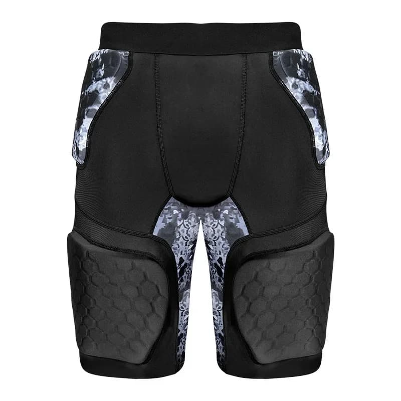 Professional Cycling Shorts with Hip Padding Anti-Slip Compression Pants for Road Bike/Mountain/Football Rugby Sports/Riding
