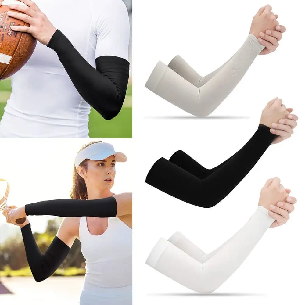 Warmer Summer Cooling Sportswear Basketball Sun Protection Arm Sleeves Arm Cover Outdoor Sport