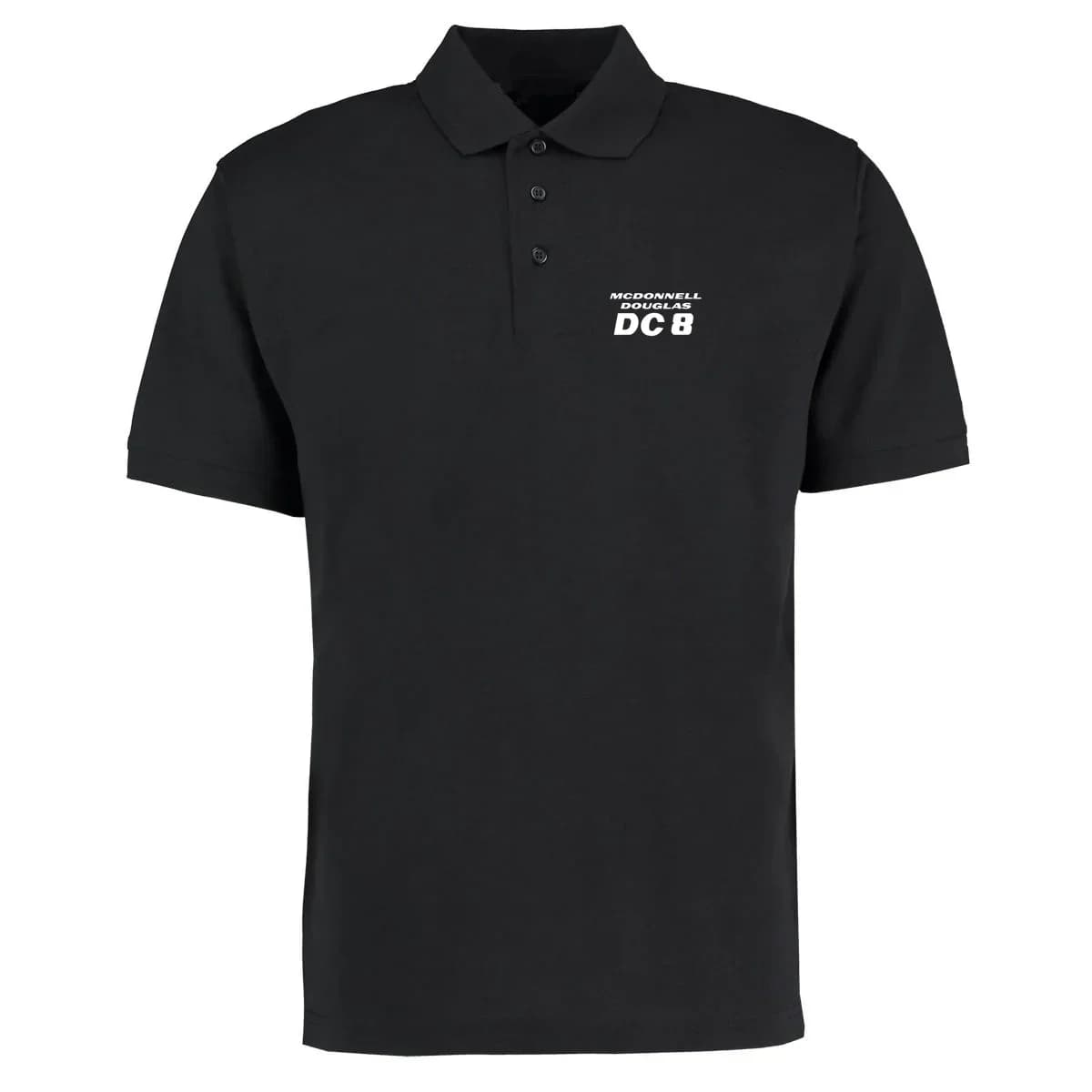 Mcdonnell Douglas-DC8 Flight Aviation Pilots Cotton Men Polo Shirts Men Clothing Tops Tees Casual T-Shirts