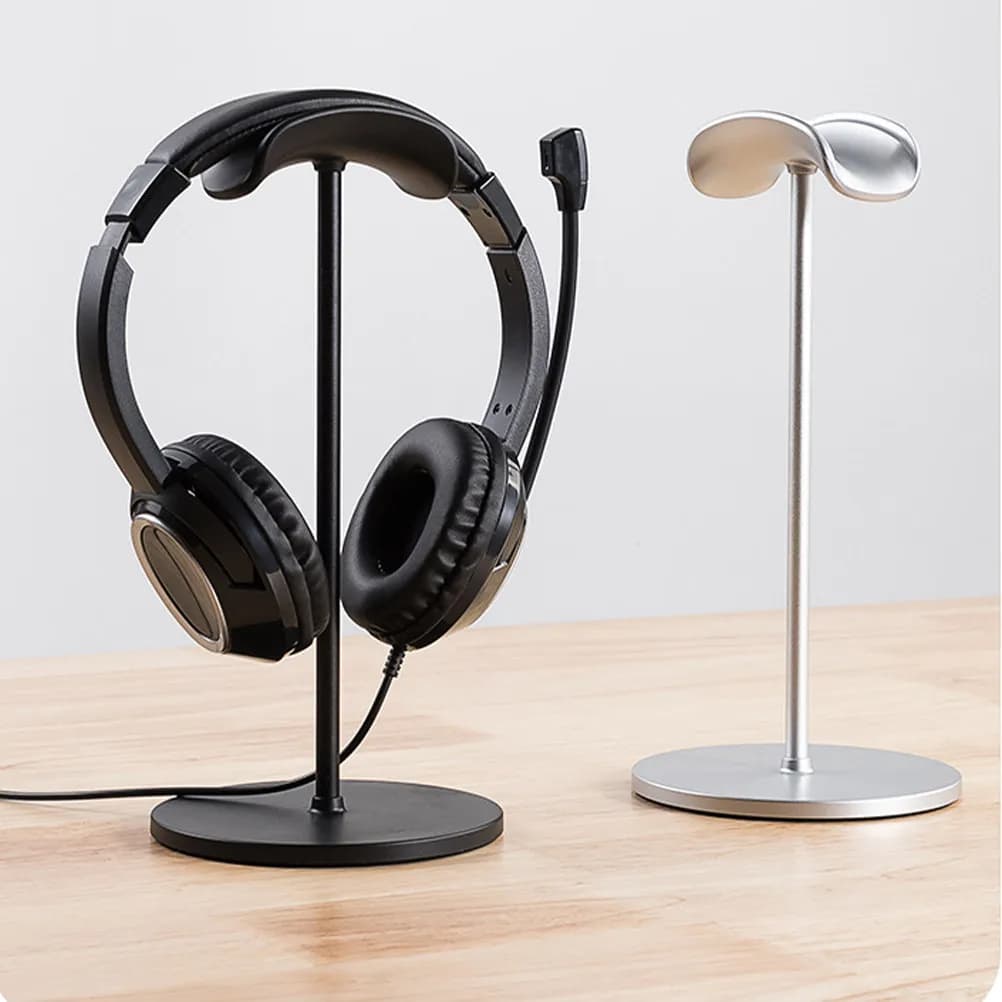 Supporto per Cuffie Organizzatore da Scrivania per Gamer, Ufficio, Casa, Camera da Letto con Base Antiscivolo e Protezione dai Graffi, Design Elegante