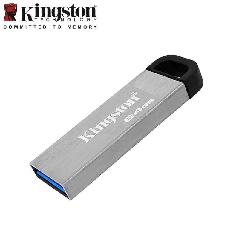 Kingston DataTraveler Kyson DTKN USB 3.2 Originale, Chiavetta USB 32GB 64GB 128GB 256GB, Penna USB Portatile per PC e Laptop